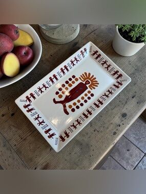Lillian Pitt rectangular platter